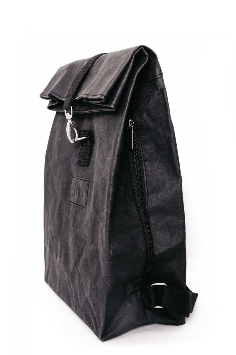 Bridgewater Backpack in Black with side pocket